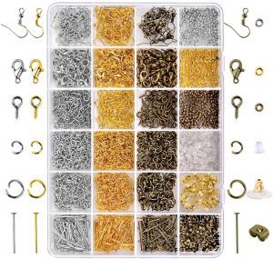 PAXCOO Assorted Anti-Rust Jewelry Findings, 2880-Piece