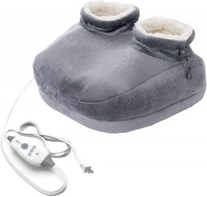 Pure Enrichment PureRelief Deluxe Sherpa-Lined Electric Boot Foot Warmer