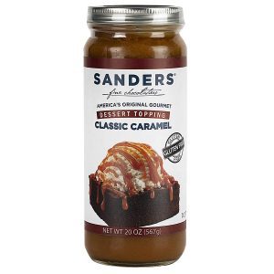 Sanders Classic Caramel Sauce Gluten Free Dessert Topping