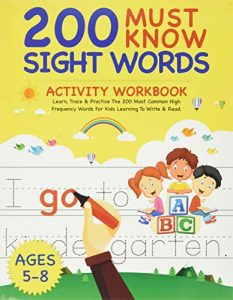 Smart Kids Notebooks 200 Must Know Sight Words Activity Workbook