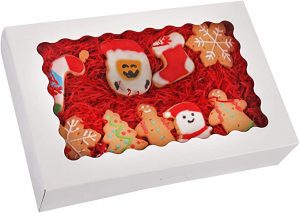 Tcoivs Food-Grade Paperboard Cookie Boxes, 20-Pack
