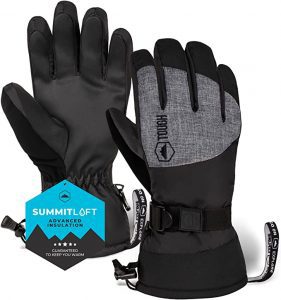 Tough Outdoors Adjustable & Insulated Snowboarding Gloves