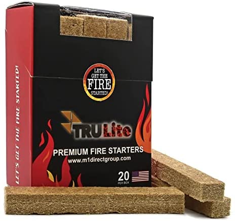 TRULite Wet/Dry Recycled Fire Starter Sticks, 20-Pack