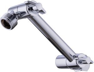 TRUSTMI Brass Adjustable Height Shower Arm Extender, 4-Inch