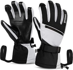 Unigear Waterproof With Heat Pack Pockets Snowboarding Gloves