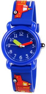 Venhoo Shock Resistant Steel Case Toddler Watch For 3-Year-Old Boys