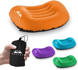 WELLAX Ergonomic Water-Resistant Inflatable Pillow