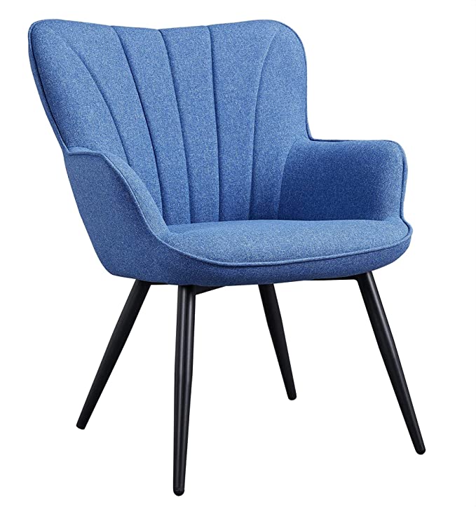 Yaheetech Simple Modern Linen Lounge Accent Chair