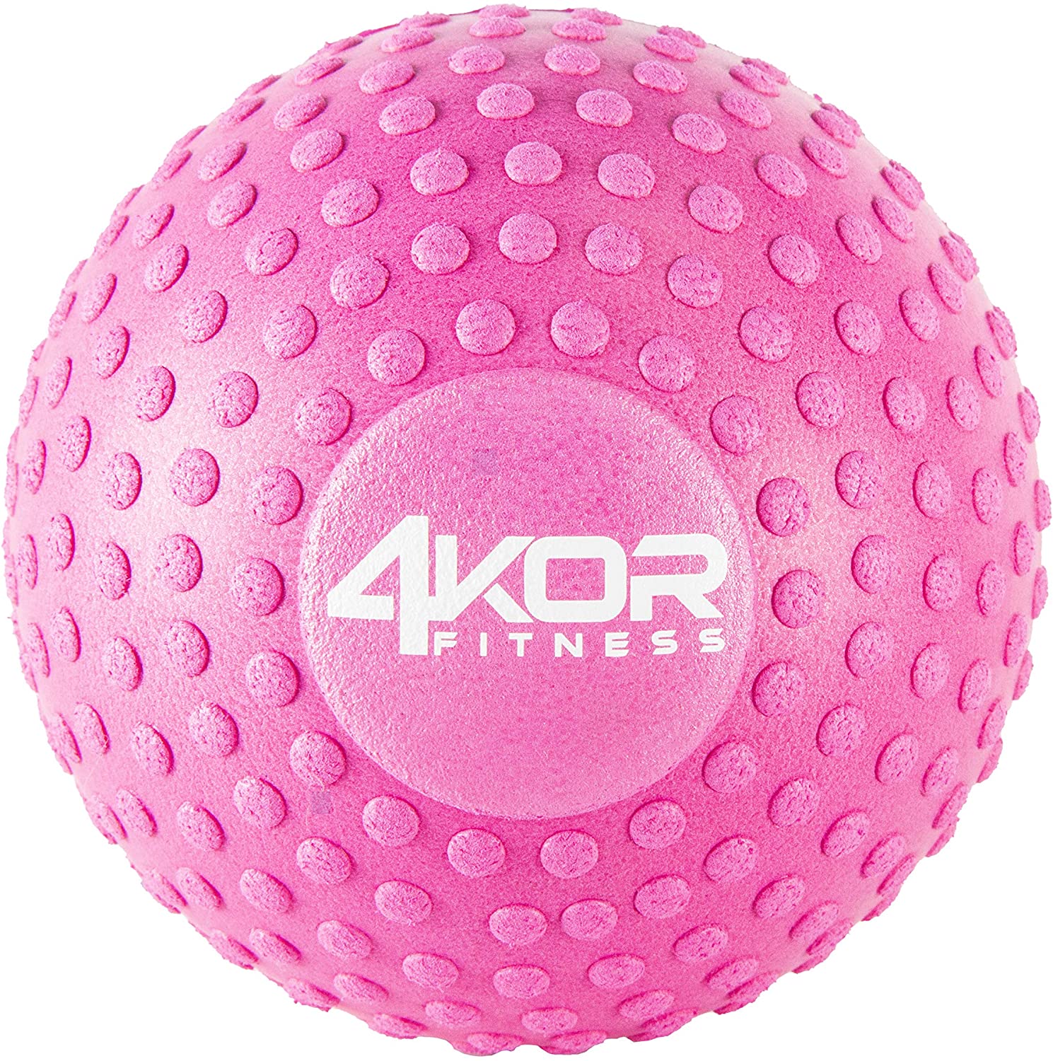 4KOR Fitness Textured Surface Pink Massage Ball
