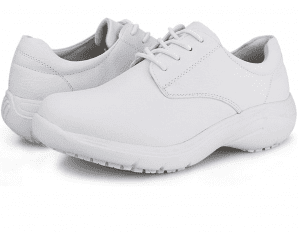 Hawkwell Lightweight Lace-Up White Nurse Shoes For Women