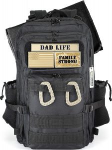 ActiveDoodie Military Style Removable Patches Diaper Bag For Dads