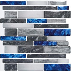 Art3d Self-Adhesive Marble Floor & Wall Tiles, 10-Pieces