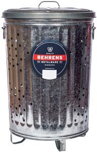 Behrens B907P Galvanized Steel Composting Bin, 20-Gallon