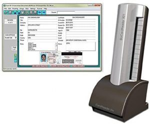 BizCardReader BCR901 Vertical Mount Business Card Scanner