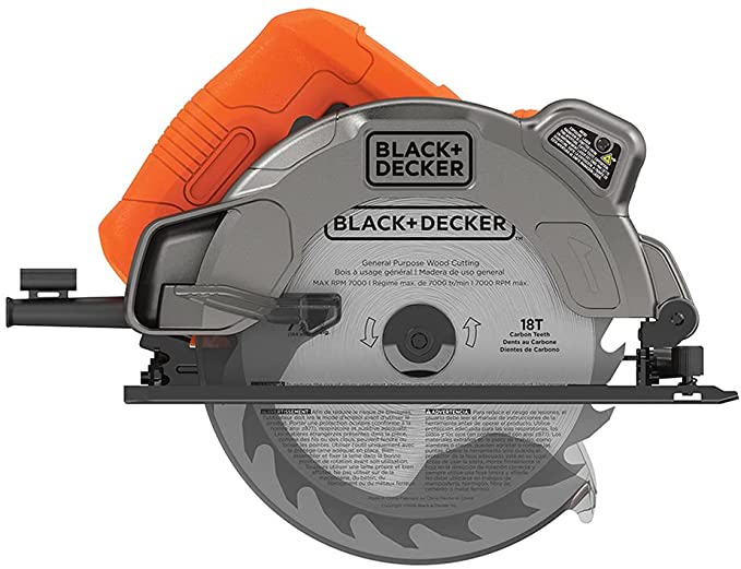 BLACK+DECKER Lightweight Bevel Adjusting Circular Saw, 7-1/4-Inch