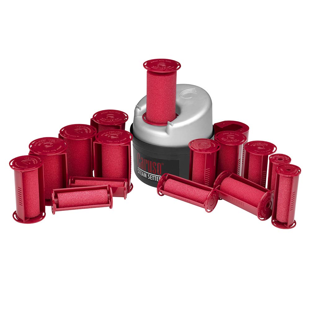 CARUSO Compact Dual Voltage Hot Rollers, 30-Piece