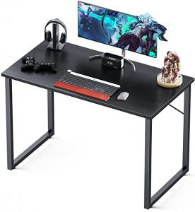 Coleshome Sturdy Legs Modern Small Desk, 31-Inch
