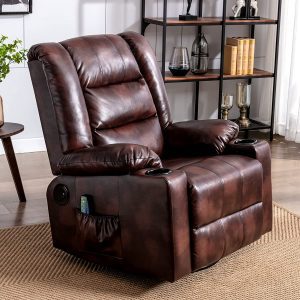 ComHoma Swivel Massage Recliner Chair Theatre Seating