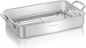 Cuisinart 7117-14RR Cool Grip Lasagna Pan Stainless Steel Bakeware