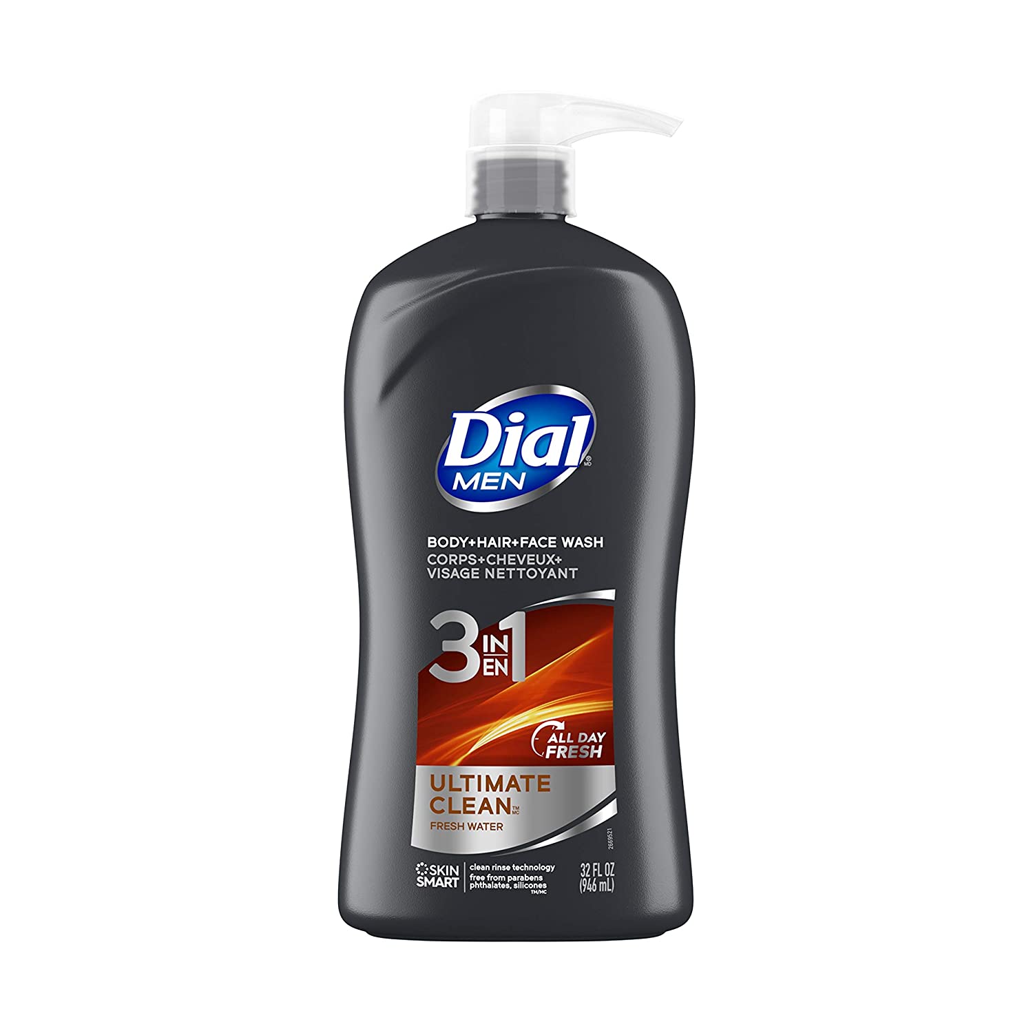 Dial 3-In-1 Ultimate Clean Paraben-Free Body Wash