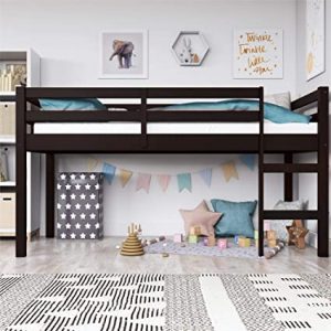 Dorel Living Milton Wood Low Loft Twin Kids’ Beds