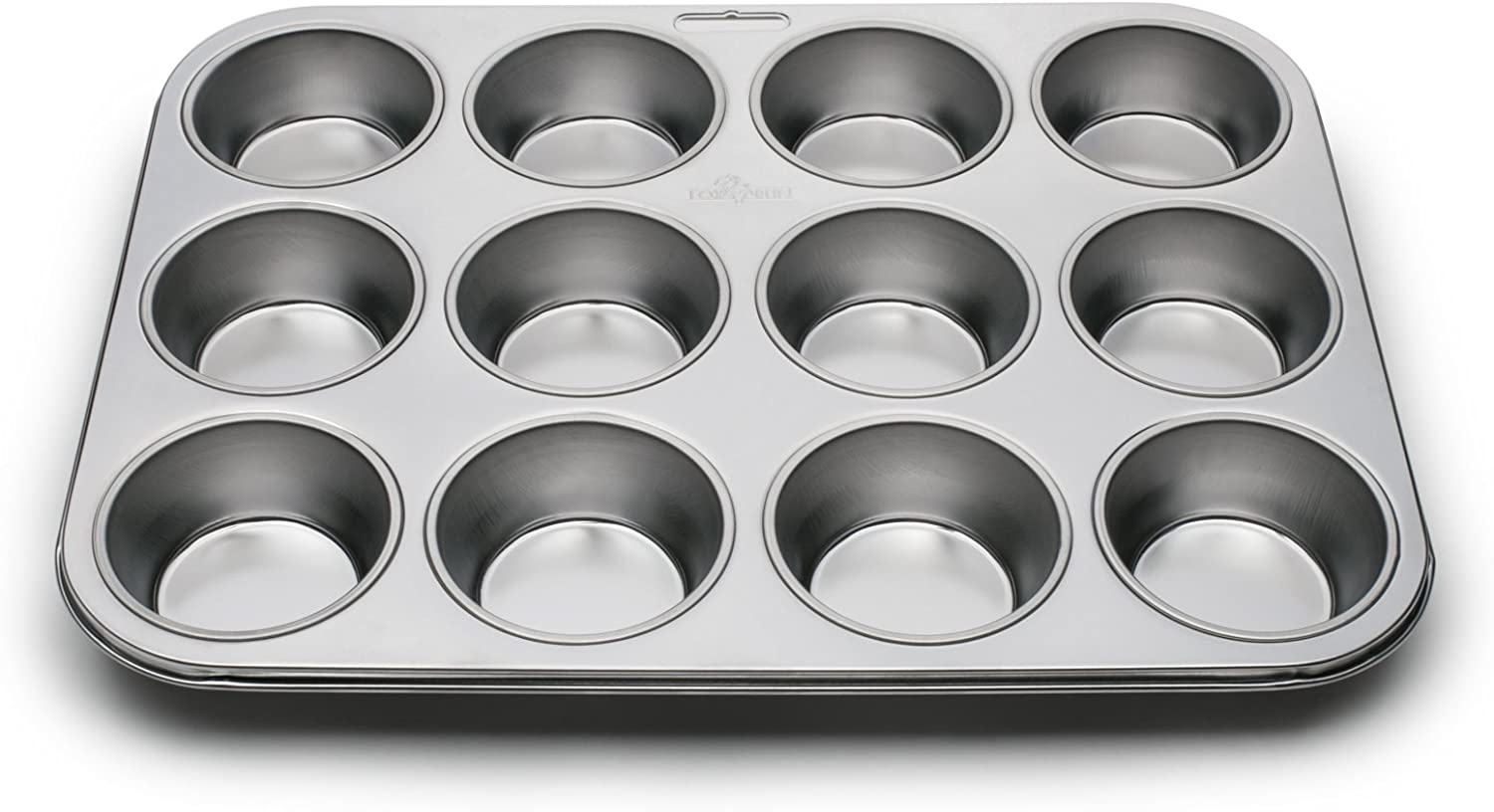 Fox Run Dishwasher Safe Muffin Pan Stainless Steel Bakeware