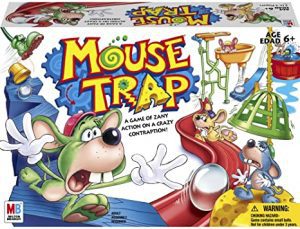 Hasbro Classic Mouse Trap Board Game For Kids 7 & Up