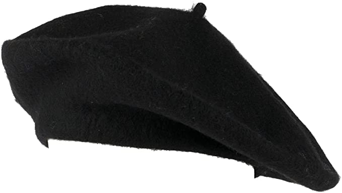 Hat To Socks One Size Fits Most Women’s Black Beret