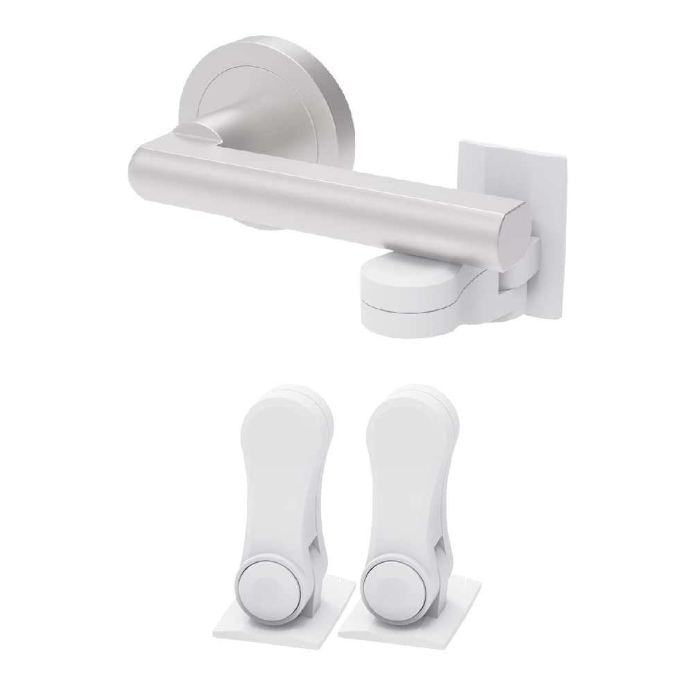 Improved Childproof Door Lever Lock. Prevents Toddlers from Opening Do –  Wappa Baby