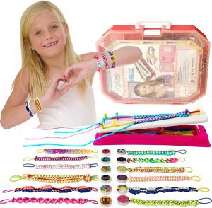 IQKidz DIY Friendship Bracelets Set Gift For 8-Year-Olds