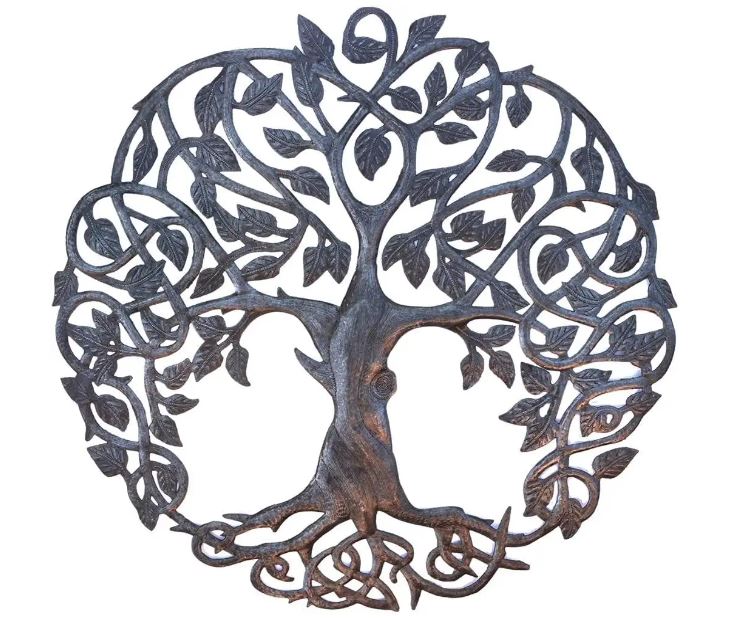 It’s Cactus Recycled Steel Tree Of Life Outdoor Wall Decor