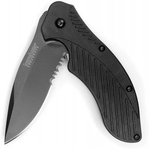 Kershaw Clash Partially Serrated Blade Pocket Knife