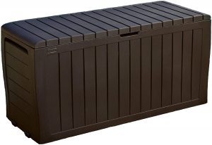 Keter Marvel Plus UV-Resistant Deck Box & Patio Storage, 71-Gallon