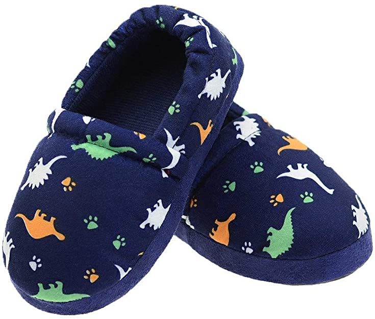 LA PLAGE Slip Resistant Dinosaur Boys’ Slippers