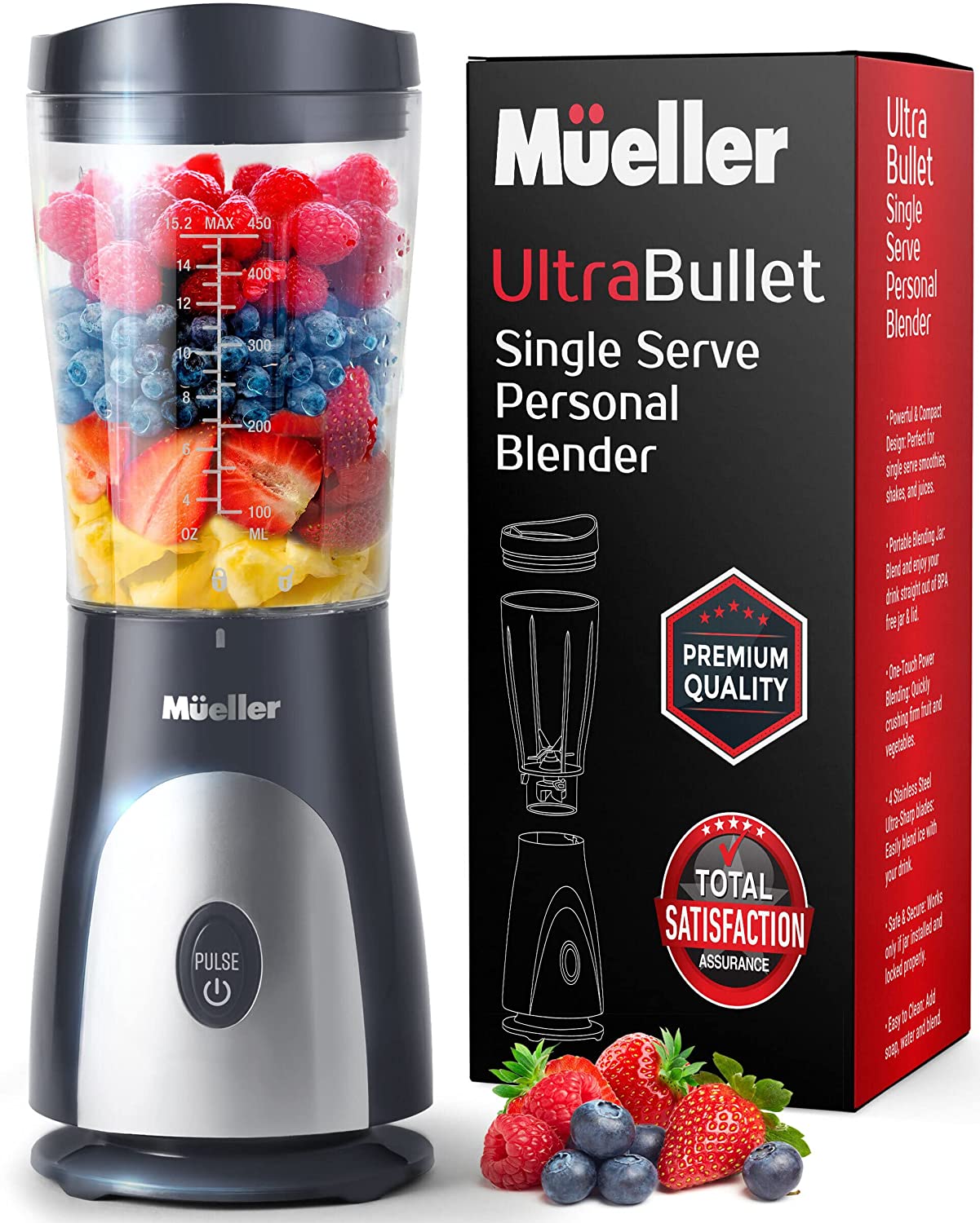 Mueller Single Serve Premium Blender For Protein Shakes