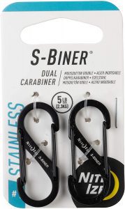 Nite Ize Stainless Steel S-Biner Dual Carabiners, 2-Piece