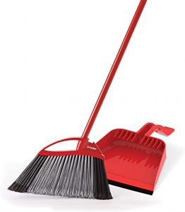 O-Cedar V-Shaped Easy Clean Broom & Dustpan Set