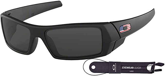 Oakley Gascan Mirror Coating Lens Matte Black Sunglasses For Men