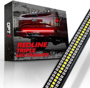 OPT7 No Drill Installation Full Function Tailgate Light Strip, 60-Inch