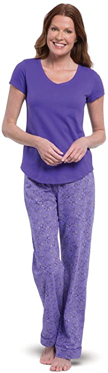 PajamaGram Cotton Drawstring Pajamas For Women