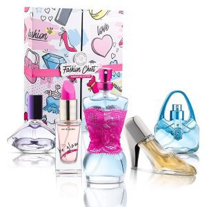 SCENTED THINGS Fashion Chest Assorted Scents Kids’ Perfume, 5-Piece
