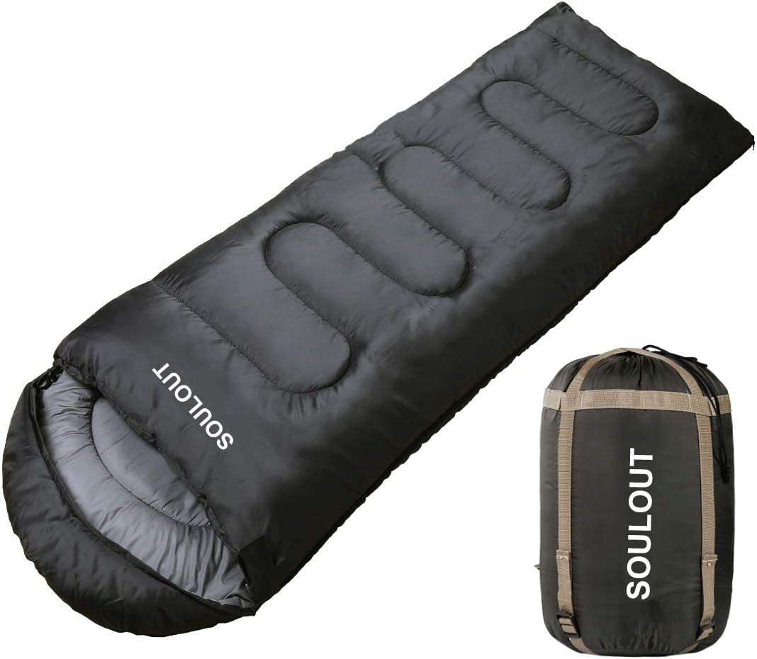 SOULOUT Single All-Season Sleeping Bag For Adults