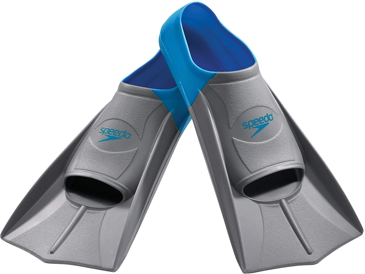 Speedo Silicone Foot Pocket Short Fins for Swim Training