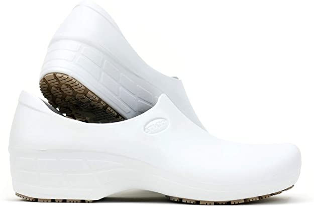 Sticky Non-Slip & Waterproof White Nurse Shoes For Women