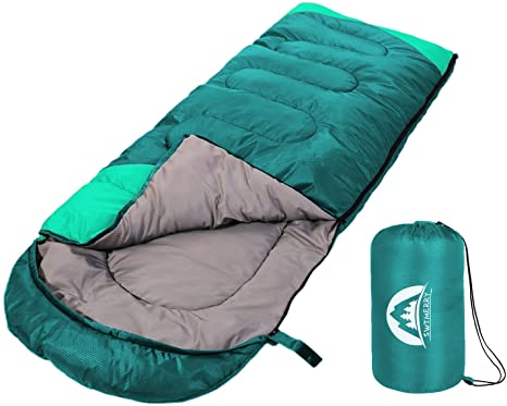 SWTMERRY Double-Filled Weather-Resistant Sleeping Bag For Adults
