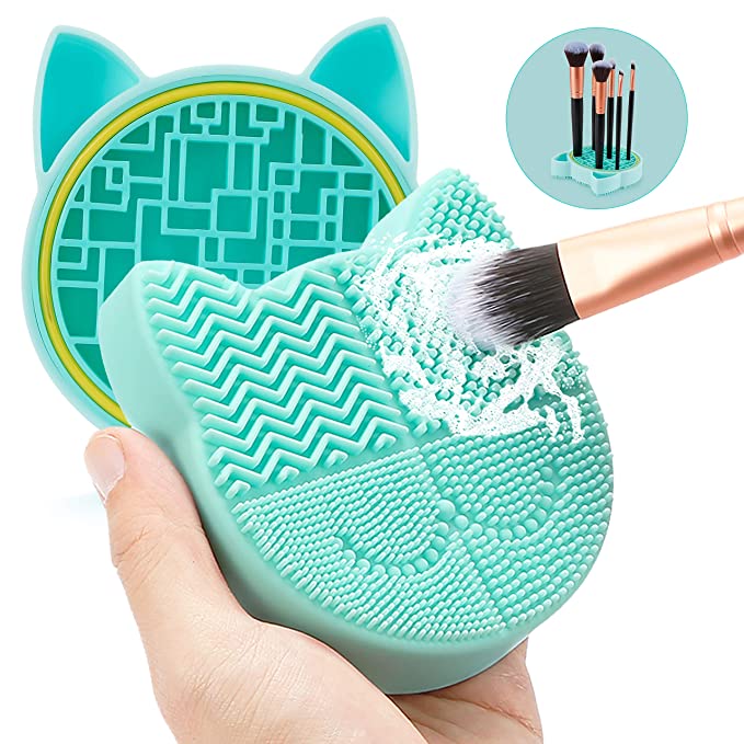 TailaiMei Detachable Silica Gel Makeup Brush Cleaning Mat