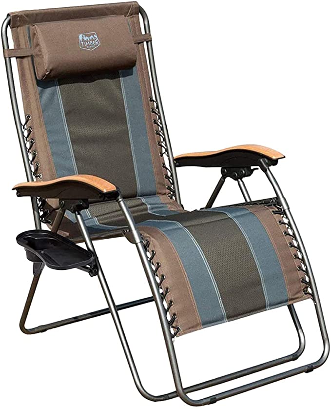 Timber Ridge No-Assembly Extra-Large Zero-Gravity Outdoor Recliner