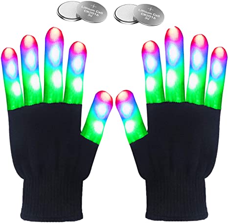 W-Plus Lightweight Cotton LED Gloves