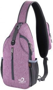 WATERFLY Nylon One-Shoulder Sling Travel Purse
