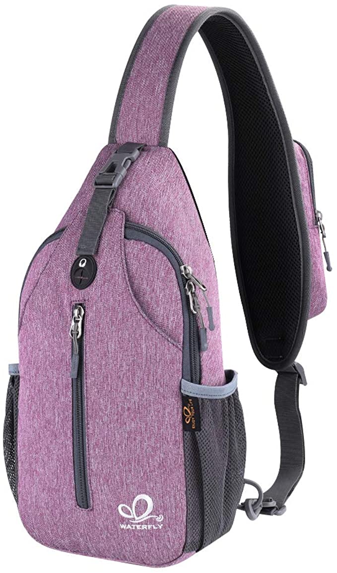 WATERFLY Nylon One-Shoulder Sling Travel Purse
